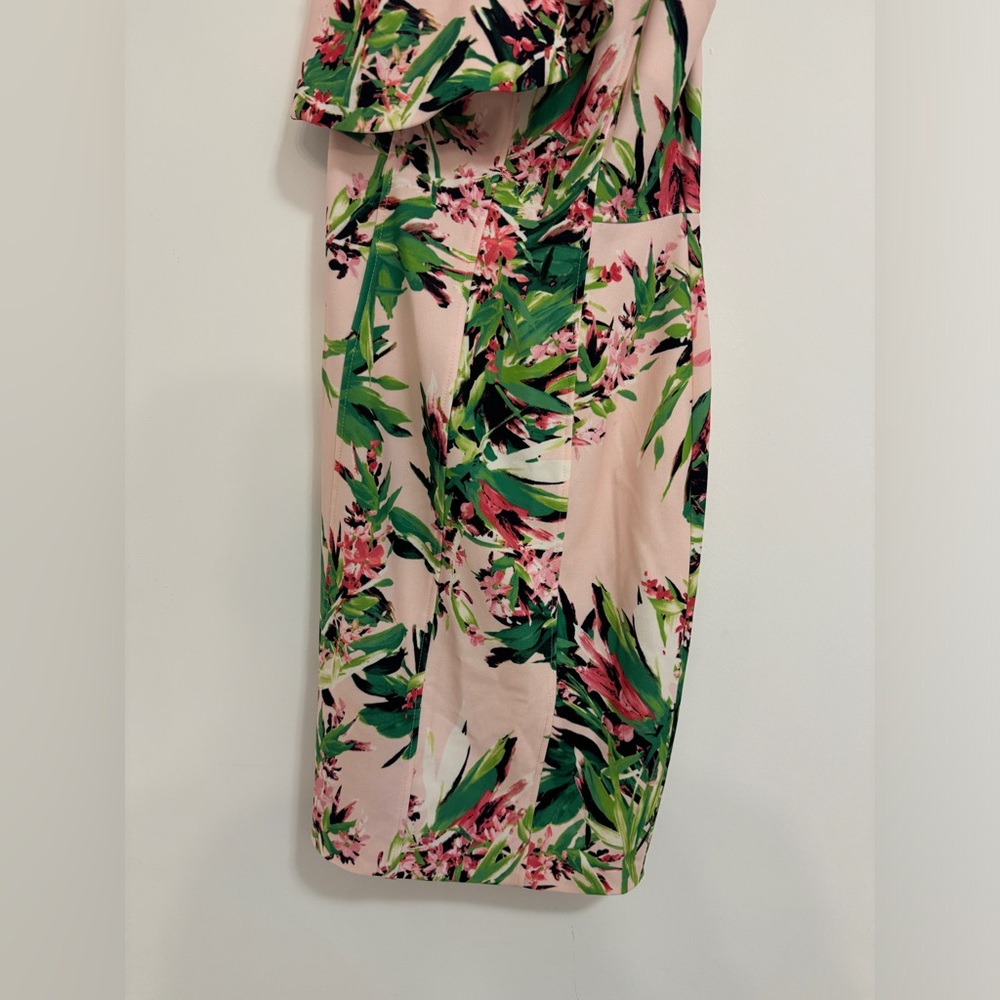 Tommy Hilfiger women’s one shoulder, pink and green dress - Picture 6 of 8